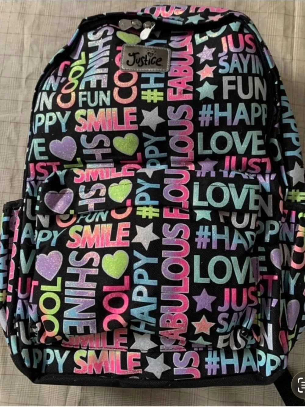 Justice matching backpack